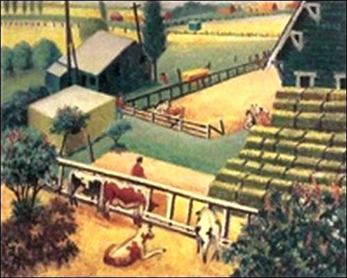 Haystacks and Barns